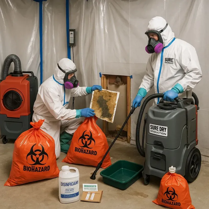 Contaminated Water Handling Protocols process in Apache, OK